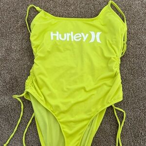 Hurley Lime One Piece Swimsuit